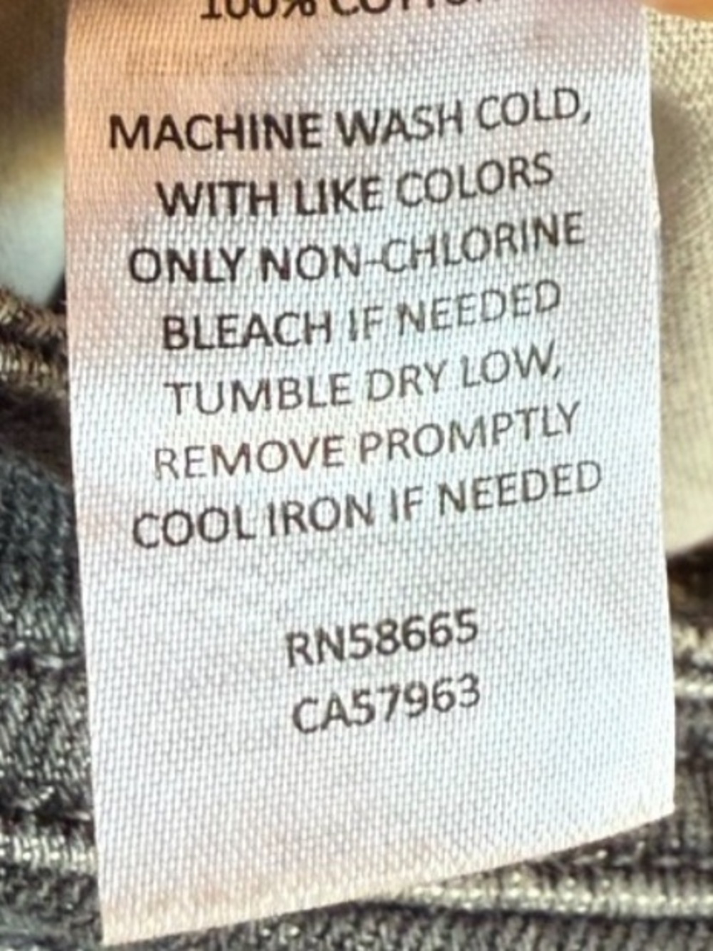 Treasure & Bond cotton midi denim skirt 10 32 - Picture 10 of 10